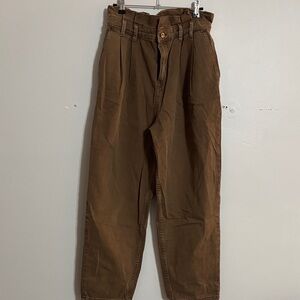 Zara Women's Brown Boyfriend Jeans